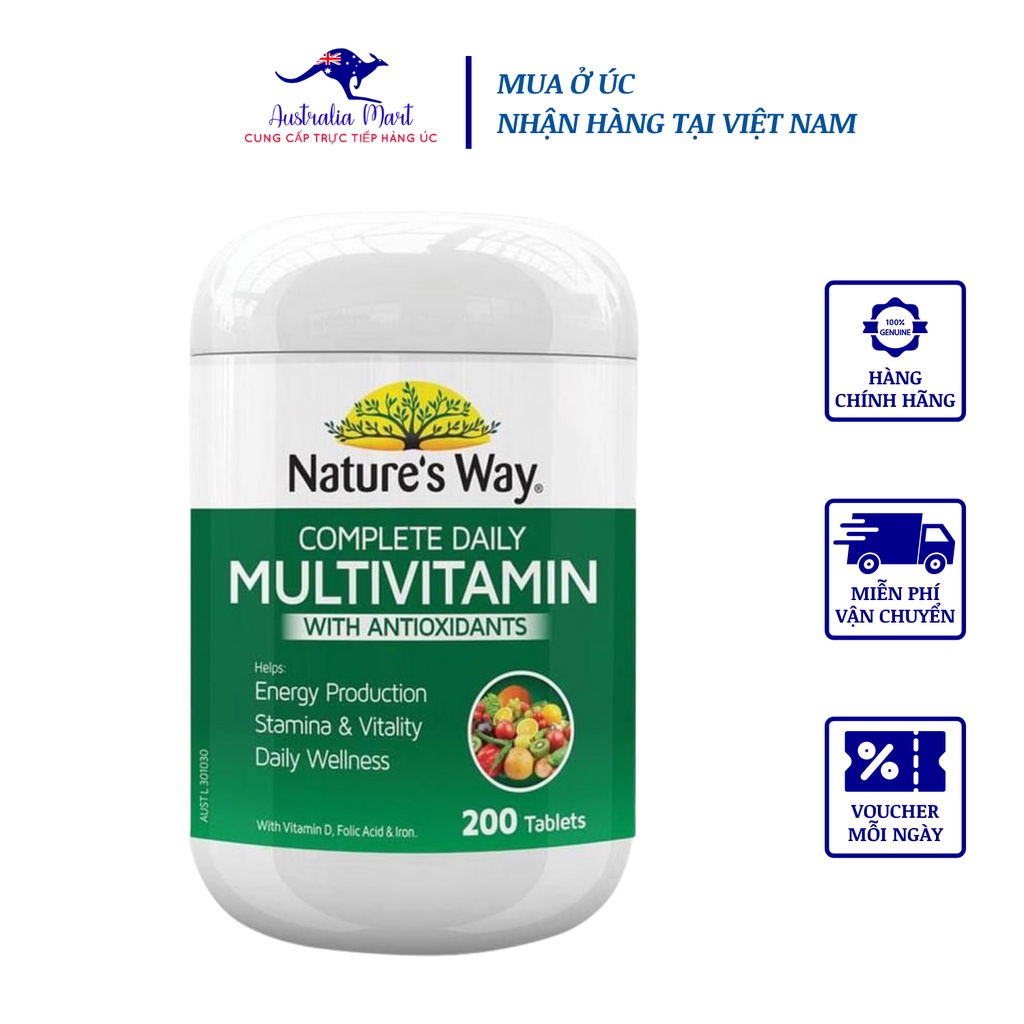 Nature’s Way Complete Daily Multivitamin - 200 Viên