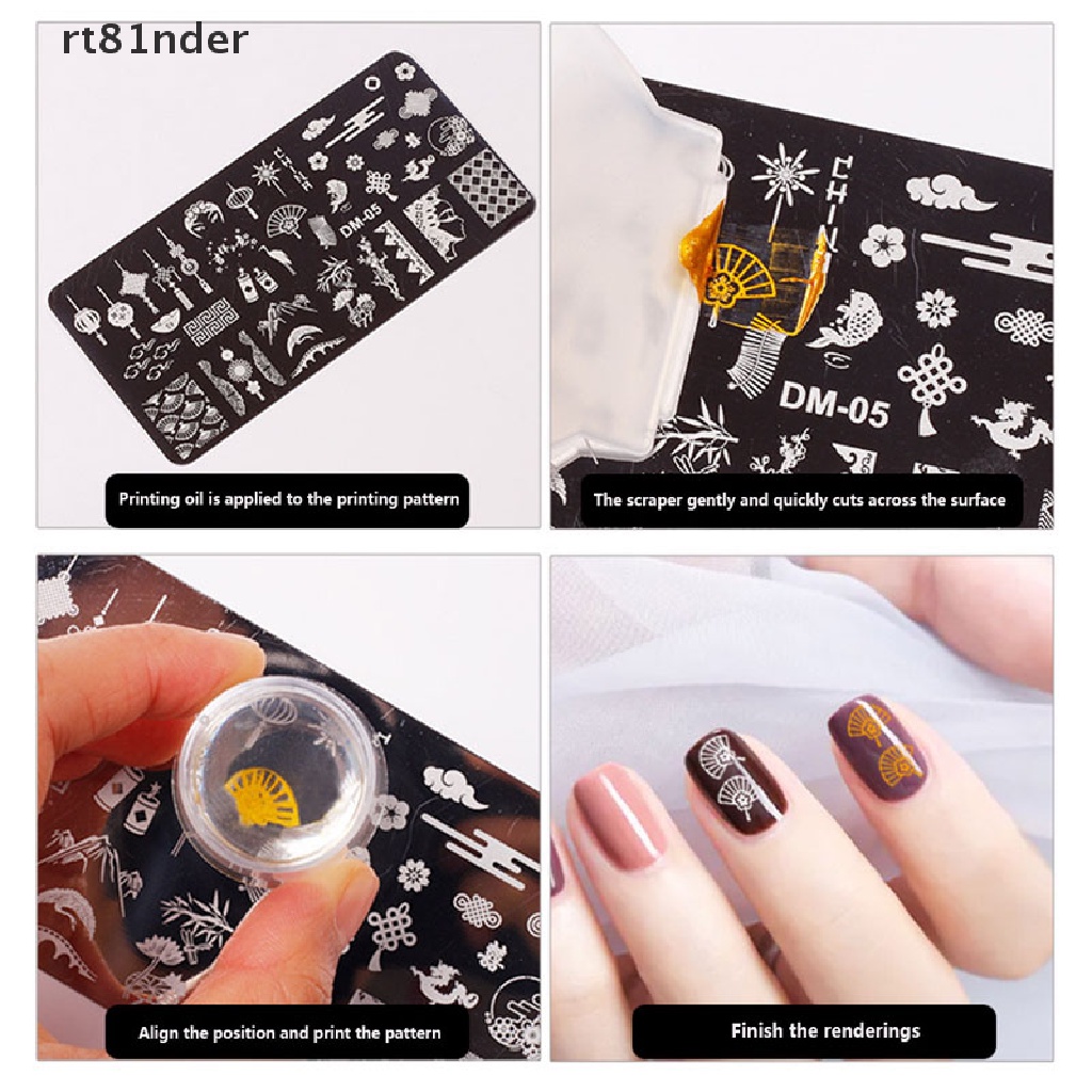 [Hàng mới về] Dụng cụ in hoa văn móng tay