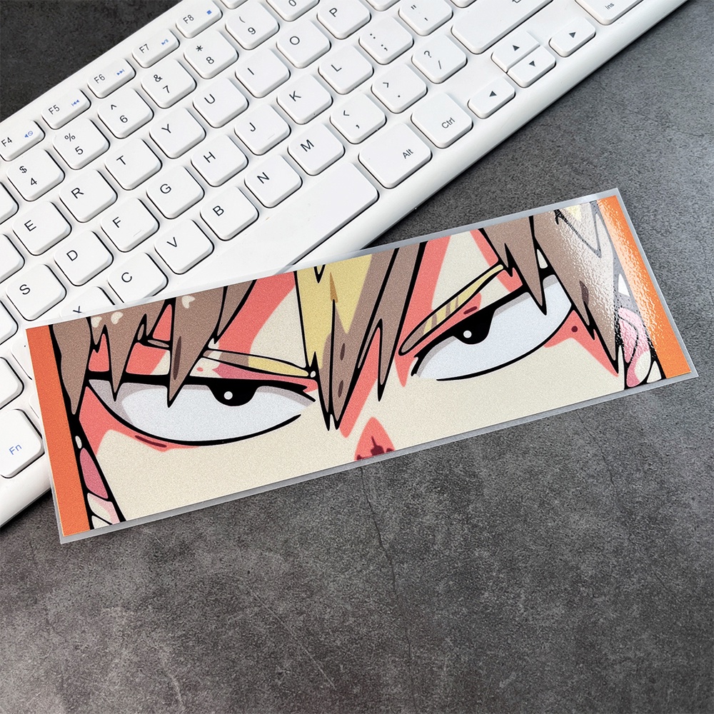 1 Nhãn Dán Trang Trí Thân Xe Hơi Họa Tiết Đôi Mắt Hai Chiều Kiểu Nhật Bản Dành Cho Honda