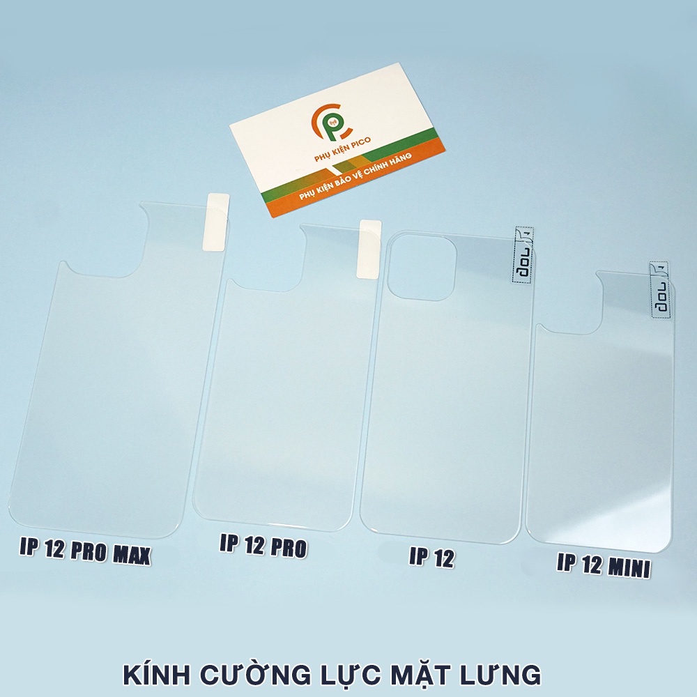 Kính cường lực lưng Iphone 11 Pro Max độ cứng 9H trong suốt - Dán lưng Iphone 11 Pro Max / 13 Pro Max