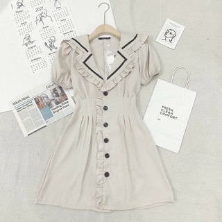 VÁY CỔ VEST - kèm hình thật