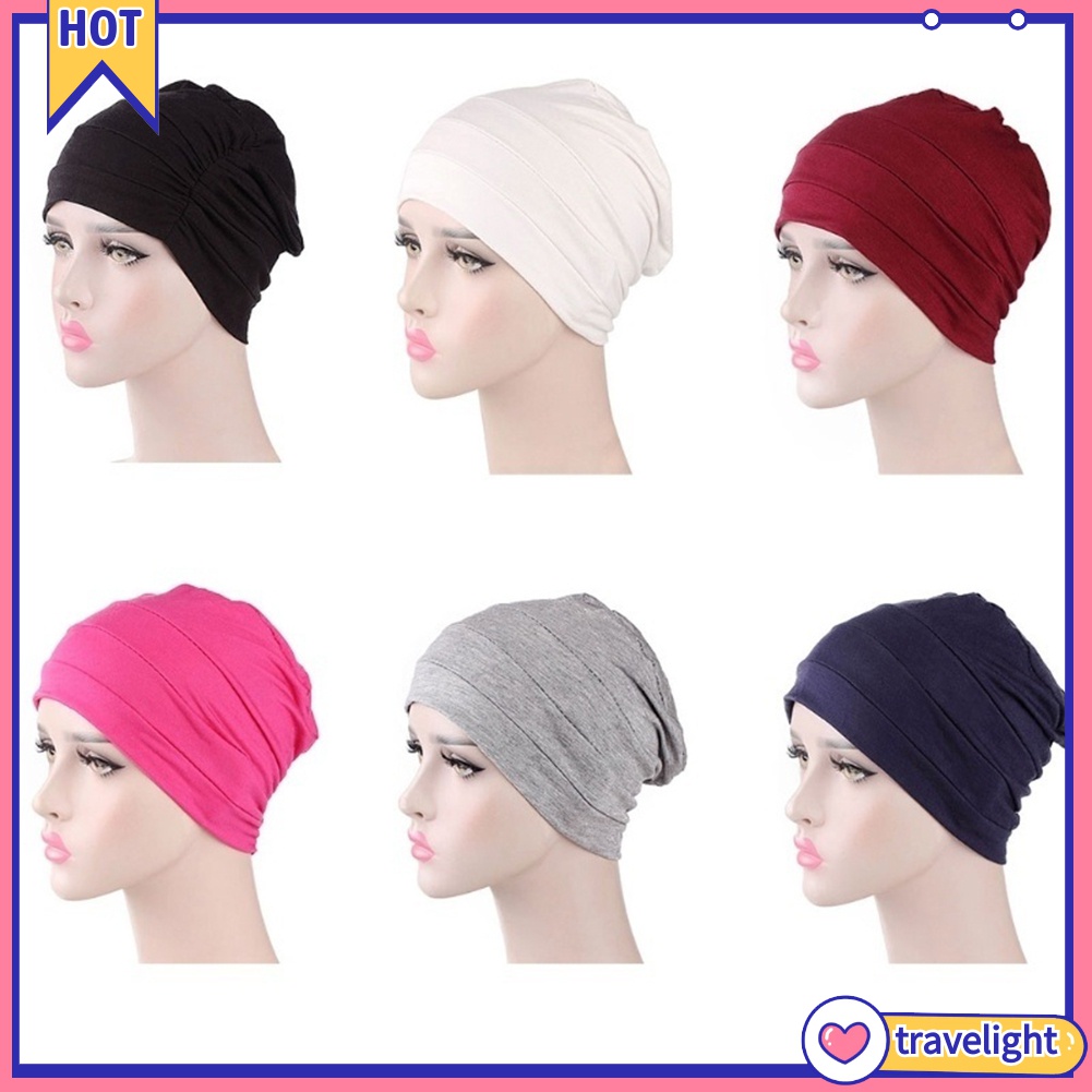 (Travelight) Mũ trùm đầu bằng cotton màu sắc đơn giản cho nam/nữ