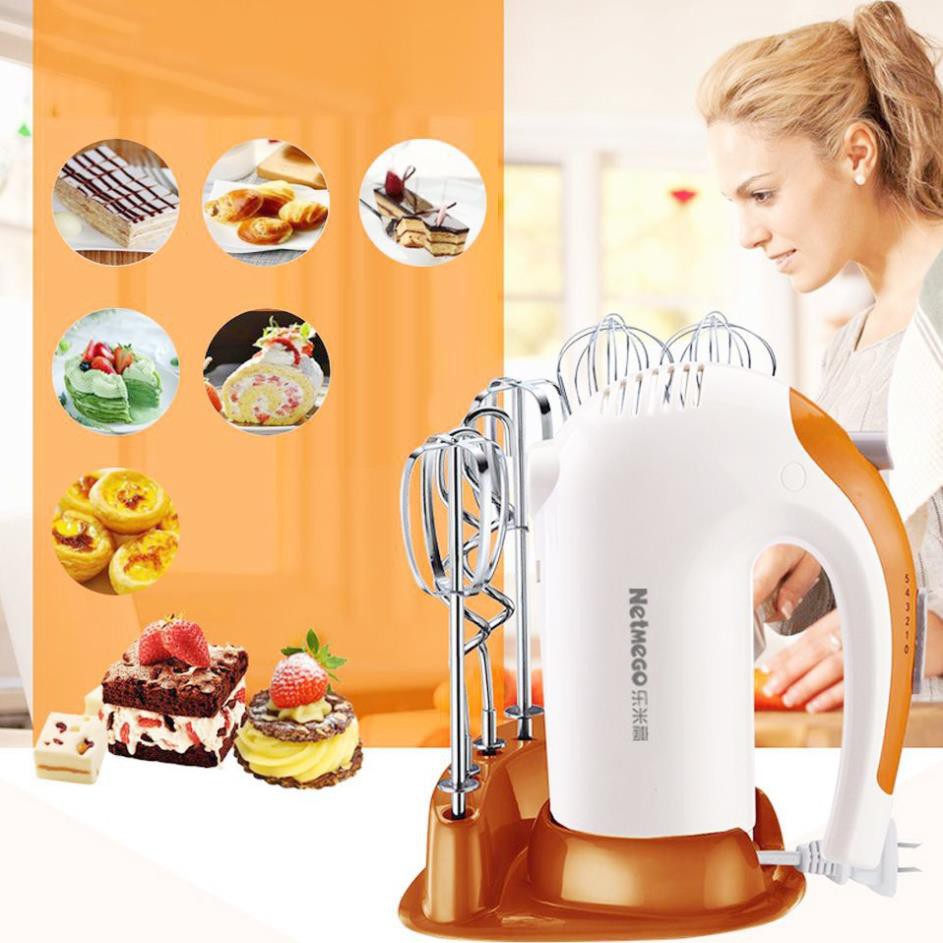 Máy đánh trứng cầm tay đa năng Netmego N38D 300W TẠI SALA SHOP SG