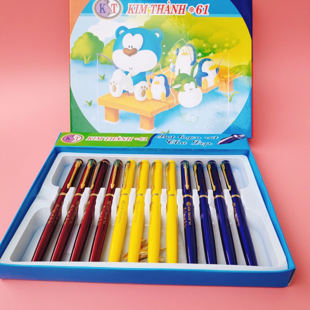 Bút Máy Kim Thành 61  Siêu bền nét viết thanh đậm cho các bé luyện chữ