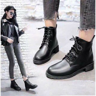 Giầy boot đen xinh ( Hàng order) hagauorder