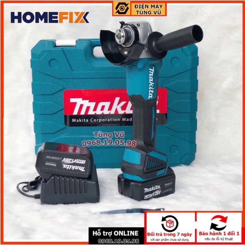 [Giá Siêu Rẻ] Máy Mài Pin Makita 118V - Không Chổi Than - Máy cắt, Máy Mài Góc Makita - 100% lõi đồng