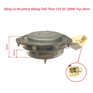 Động cơ brushless không chổi than 12v dc 100w trục 8mm 5380rpm