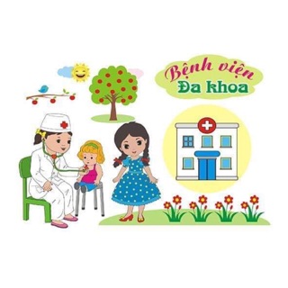 Tranh góc decal  mầm non( Tranh chuẩn màu và chất lượng )