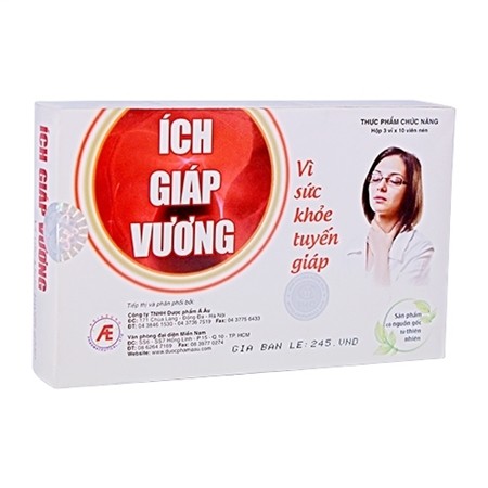 Ích giáp vương - Tăng cường và duy trì sức khỏe của tuyến giáp, điều hòa chức năng tuyến giáp