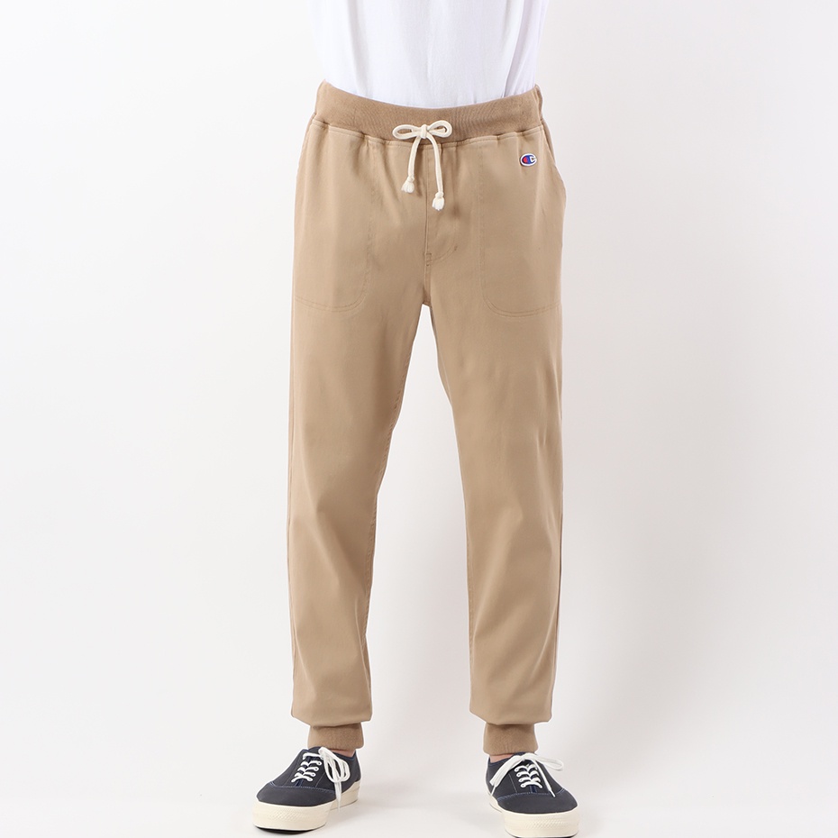 Quần Dài Champion JP Casual Long Pants Màu Kem CMPC3T201780