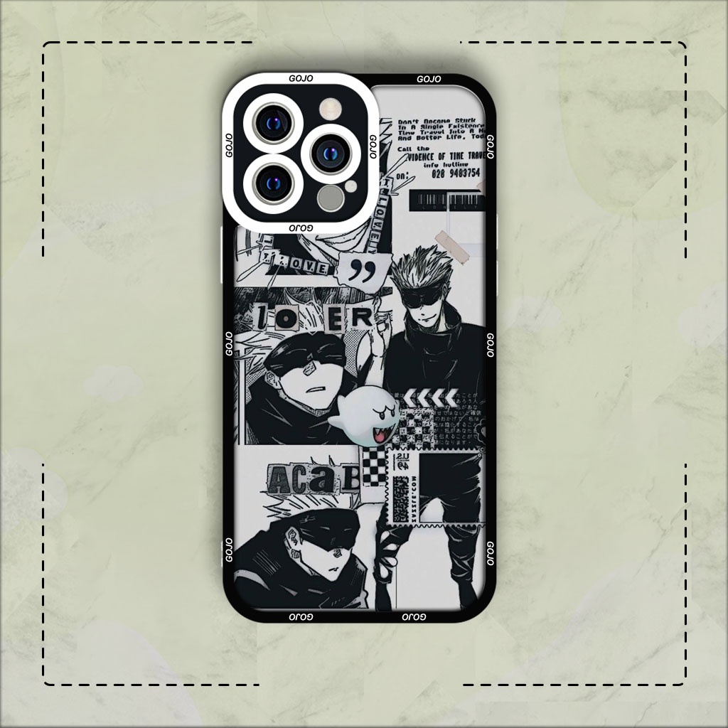 Ốp lưng iphone cạnh vuông JM Case Anime Gojo Satoru 6plus/6s/6splus/7/7plus/8/8plus/x/xs/11/12/pro/max/plus/promax