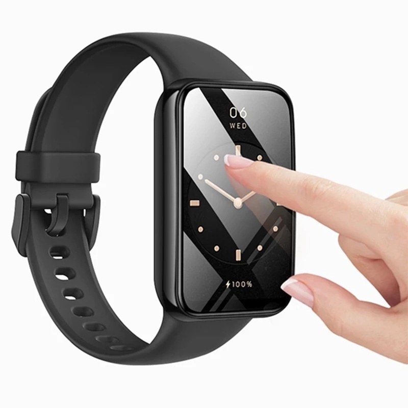 Vỏ PC và kính cường lực JANSIN bảo vệ màn hình cho Xiaomi Mi Band 7 Pro Xiaomi Mi Band 7 Pro mi band 7 Pro