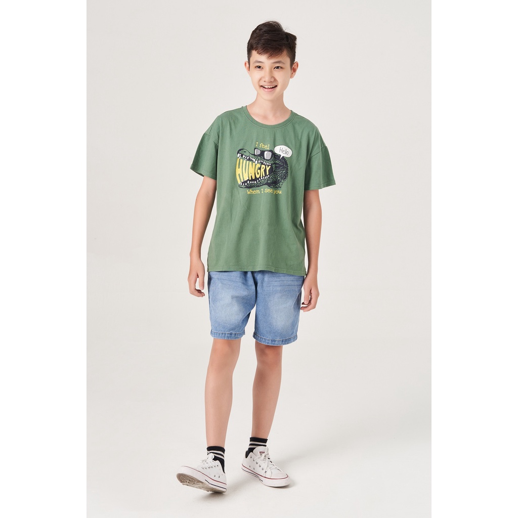 Áo Phông Cộc Tay Cho Bé Trai ( 10-14 Tuổi ) K's Closet T375ÓN TMMN