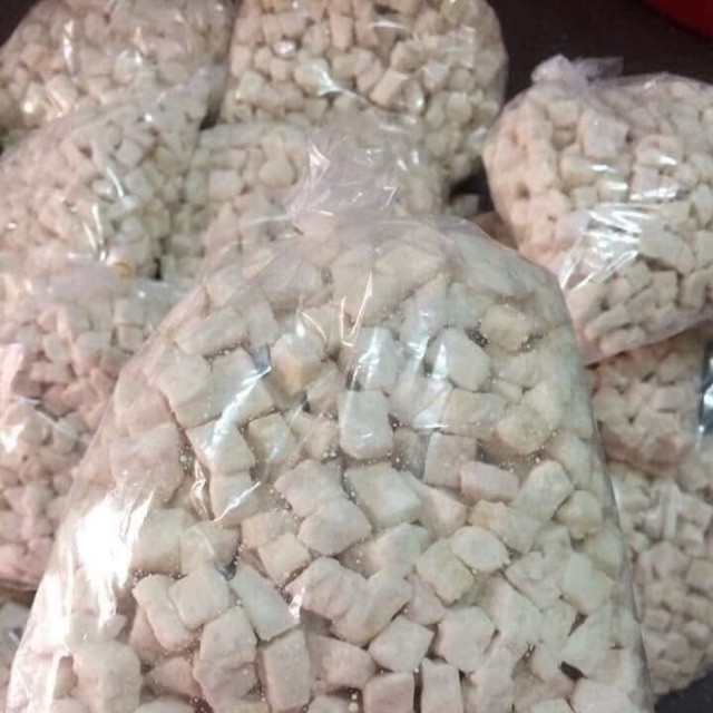 Cùi bưởi tươi khử đắng và đã tẩm bột gói 1kg