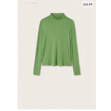 Áo thun cổ lọ Mango