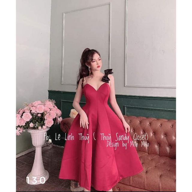 Váy xinh nơ xốp chất cực đẹpp...