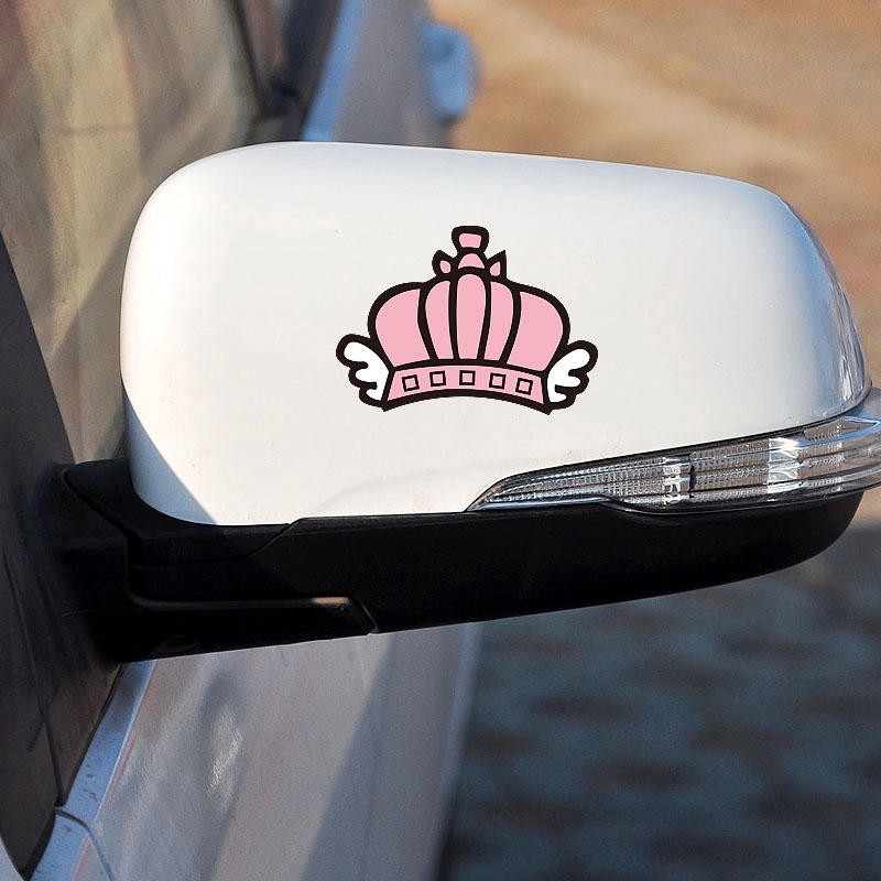 Miếng Đề Can Dán Trang Trí Xe Hơi / Cửa Sổ Hình Nơ Hoạt Hình Chống Nước