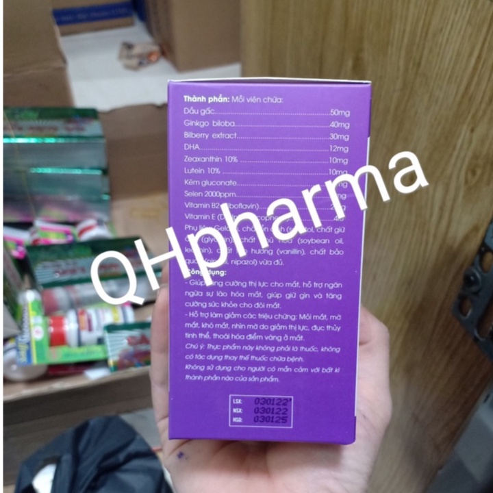 VIên uống OCUVITE giúp mắt sáng khỏe