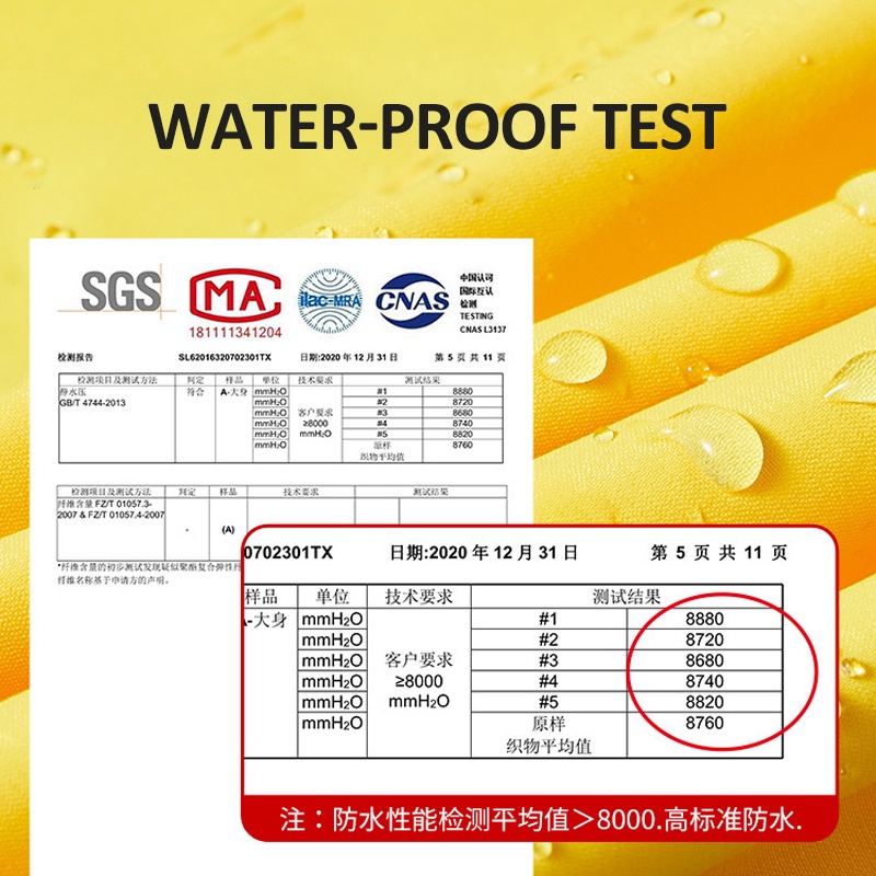 Áo mưa một mảnh toàn thân Lemonkid chống nước chống mài mòn cho bé trai và bé gái