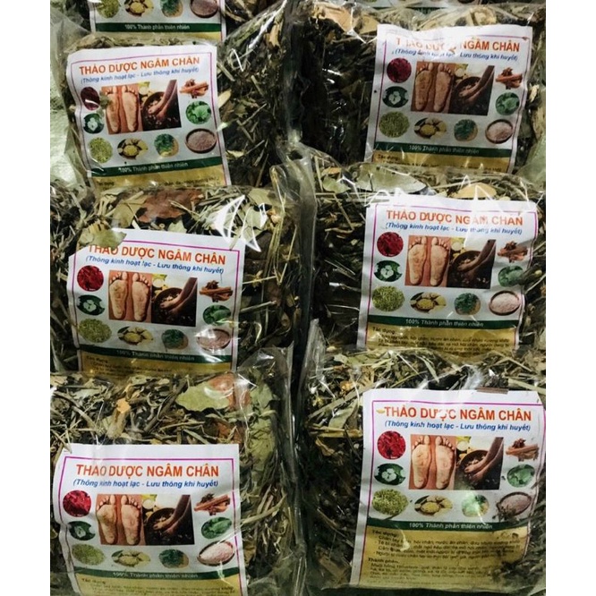 Thảo dược ngâm chân giúp lưu thông khí huyết