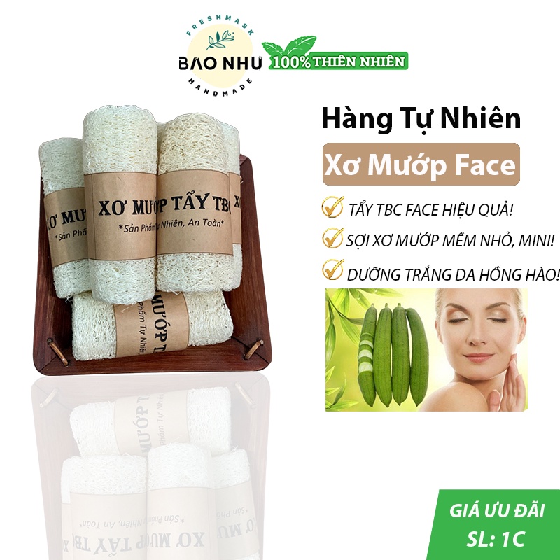 Xơ Mướp Mini Sợi Nhỏ Tẩy TBC Face