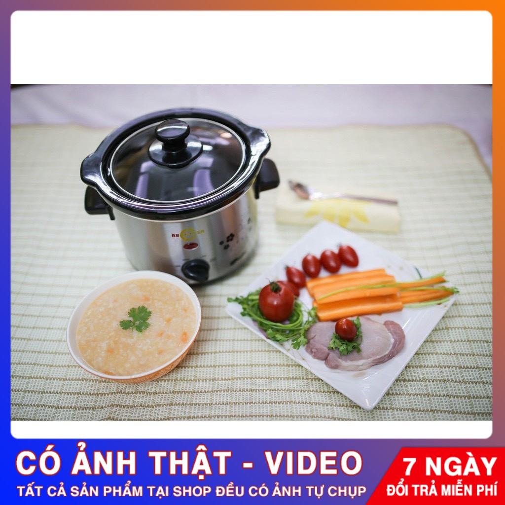 Nồi Nấu Cháo Đa Năng BBCooker BS15 – 1.5 Lít – Nồi Nấu Cháo Chậm – Nồi Nấu Dinh Dưỡng – Chính Hãng – Bảo Hành 12 tháng