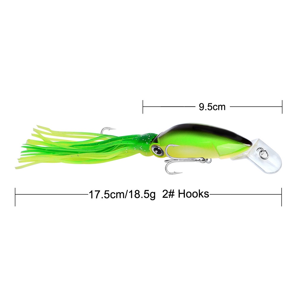 Mồi Giả Câu Cá Bằng Nhựa R199 10cm 18.5g