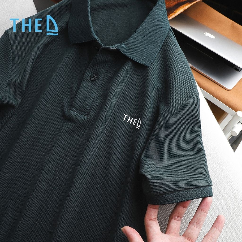 Áo Polo Nam Cotton The D Trơn Màu Dáng Regular Fit, Chất Liệu Cotton Mềm Mịn, Thoáng Mát, Thấm Hút Tốt AP 5513