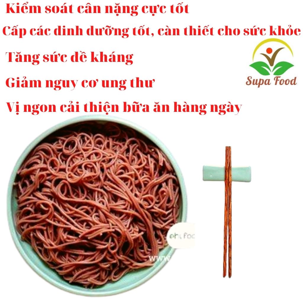 Bún Gạo Lứt Đỏ Làm Từ GẠO NỨT - BÚN Khô Thực Dưỡng Cao Cấp Siêu Ngon Hỗ Trợ Giảm Cân, Ăn Kiêng - OneFood