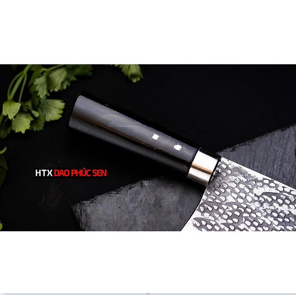 Dao Phúc Sen Dao chặt xương 05 cán mun