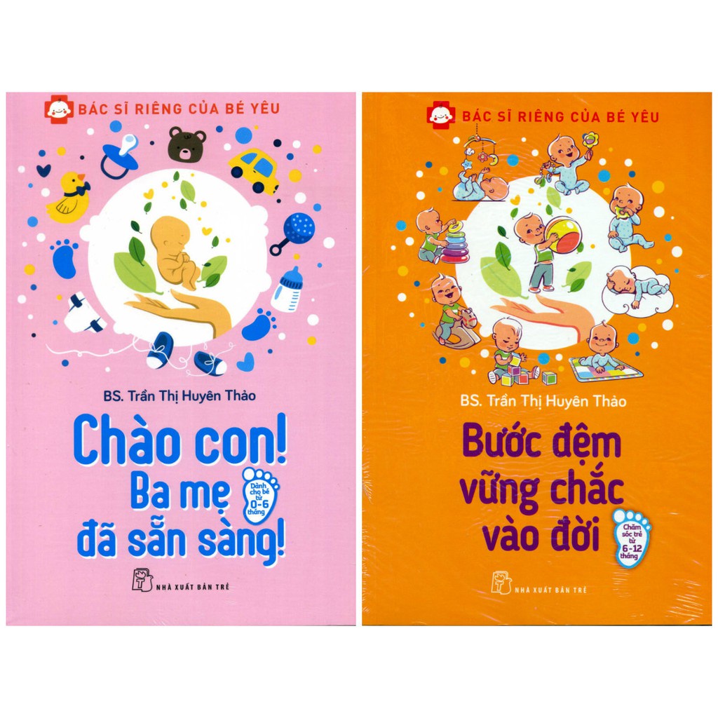 Sách Combo 2 Cuốn: Chào con ba mẹ đã sẵn sàng + Bước đệm vững chắc vào đời