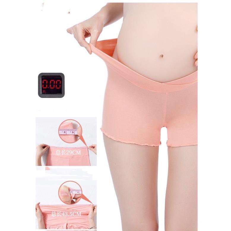 Quần Đùi Bầu KA3105 Cạp Chéo Mặc Trong Váy , Quần Váy Cotton Mát Lạnh form bigsize