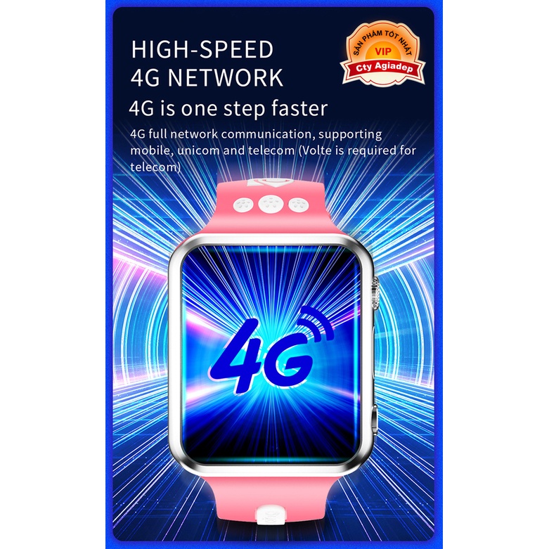 Đồng hồ thông minh hỗ trợ SIM 4G WIFI GPS Giormany W5