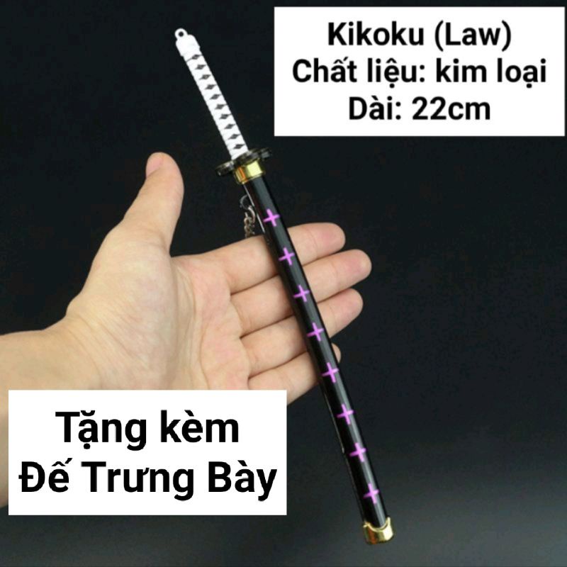 Móc Khóa Kiếm Zoro One Piece  Bằng Hợp Kim Không Gỉ - Thanh Wado Ichimonji