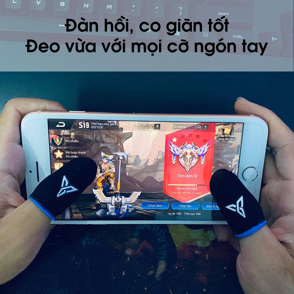 Bao tay chơi game Flydigi Wasp Feelers dành cho game cho PUBG mobile, Liên Quân, Tốc Chiến, CODM