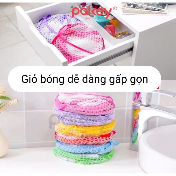 Giỏ đựng bóng gấp gọn, giỏ đồ chơi cho bé tiện lợi màu sắc đáng yêu - Pakey Store