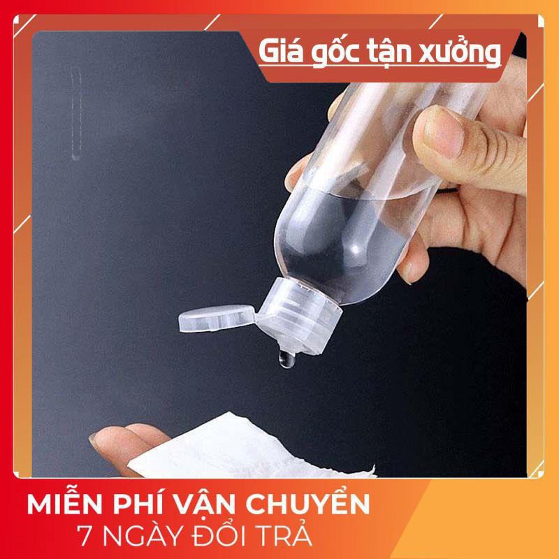 Chai Chiết Mĩ Phẩm ❤ GIÁ TẬN GỐC ❤ [50ml/100ml] Chựa lọ nhựa pet nắp bật chiết mỹ phẩm / chai nhựa chiết gel .