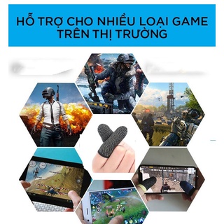 Găng tay chơi game, bao tay xỏ ngón chơi gamming chống mồ hôi, tăng độ nhạy cảm ứng