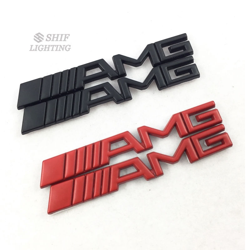 Nhãn dán trang trí xe hơi hình Logo chữ AMG bằng kim loại đẹp mắt cho Mercedes Benz