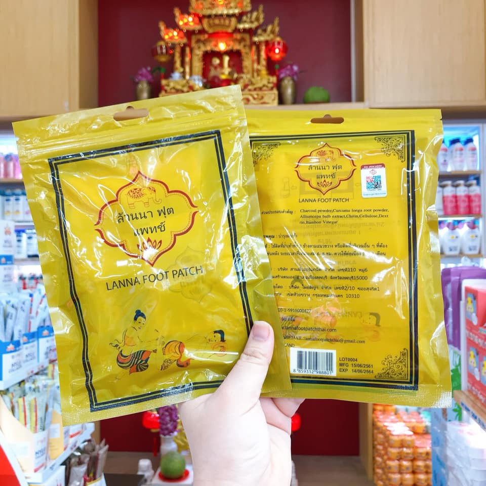 Miếng Dán Thải Độc Bàn Chân Gold Princess Thái Lan