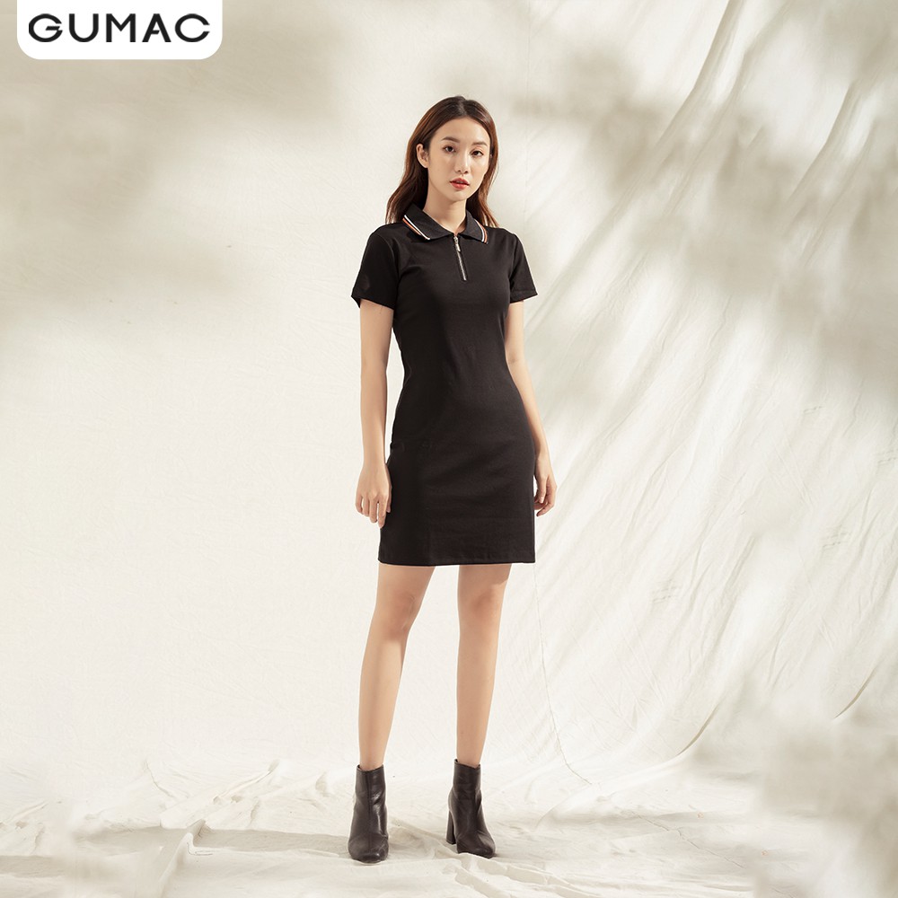 Đầm thun dây kéo DA1195 GUMAC | BigBuy360 - bigbuy360.vn