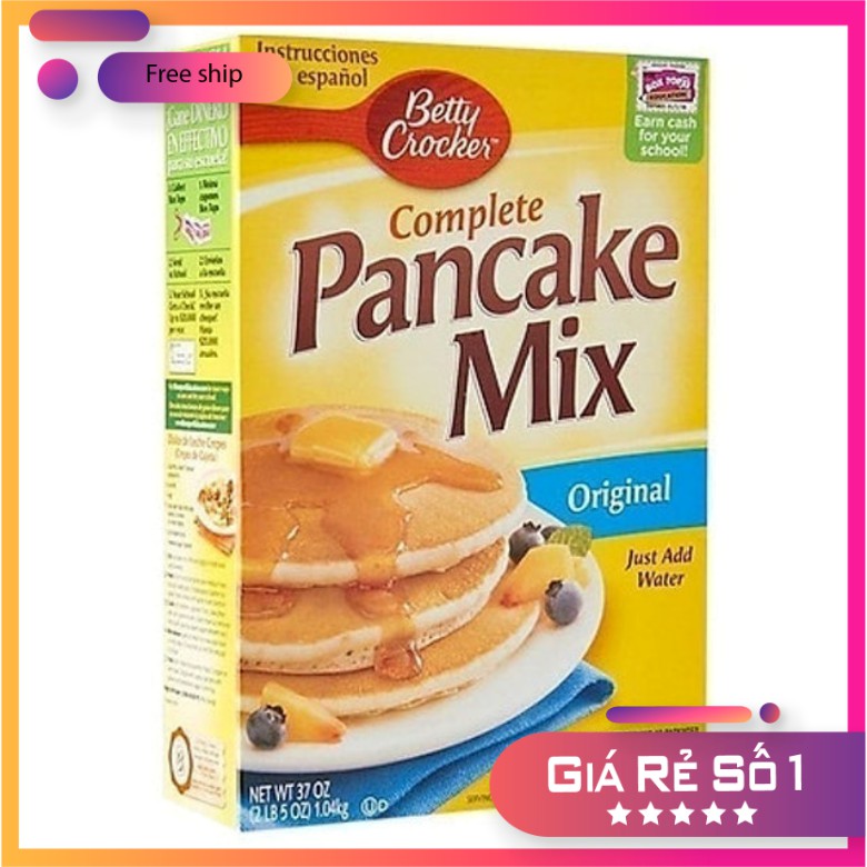 Bột làm bánh Pancake Mix Buttermilk hiệu Betty Crocker (USA) 1 kg