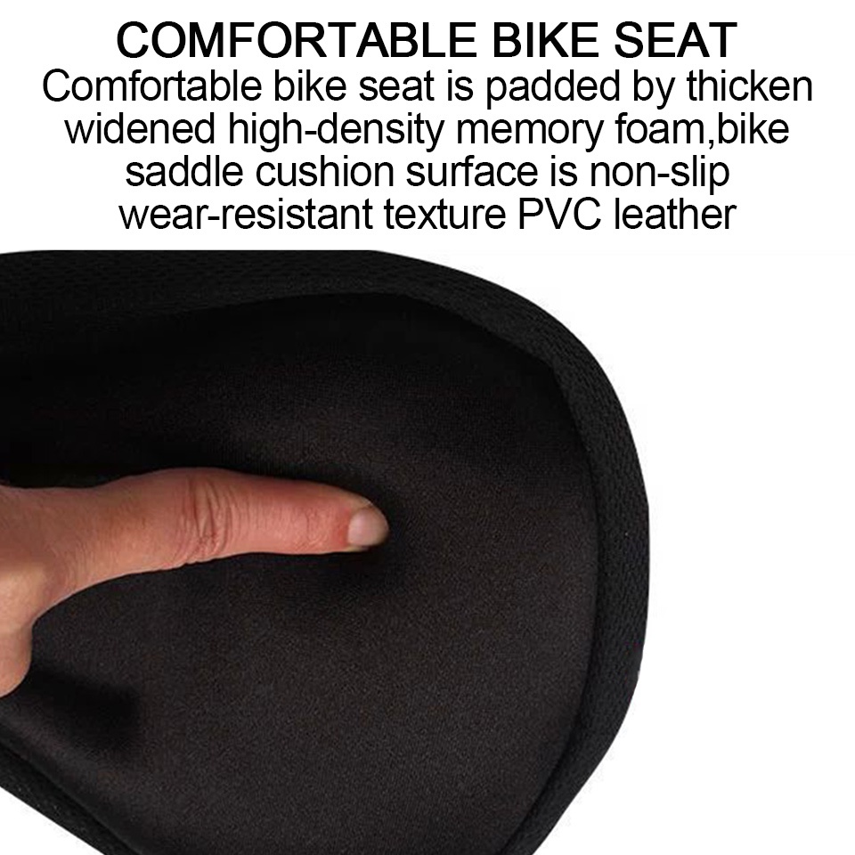 GTUBIKE Vỏ bọc yên xe đạp leo núi dày dặn 3D thoáng khí thoải mái chống trượt