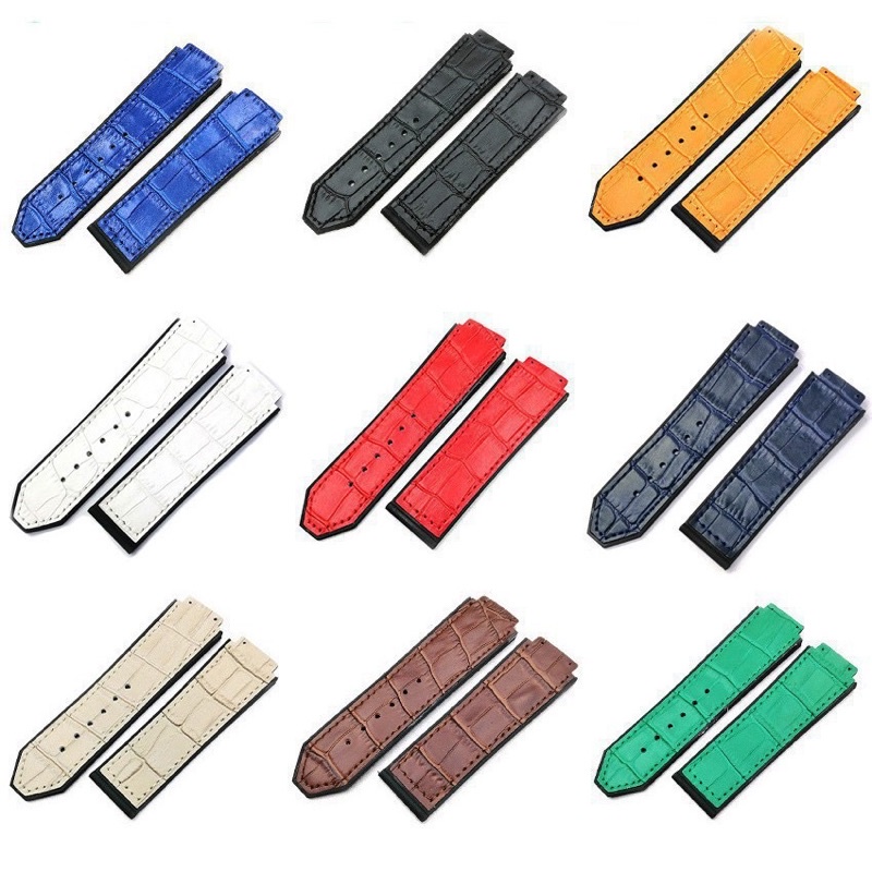 Dây đồng hồ Hublot nam nữ. Đủ size 34, 38, 42mm