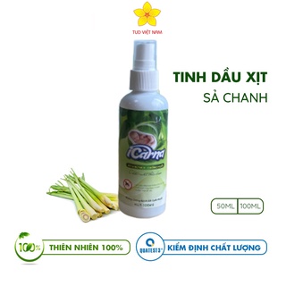 Bình xịt phòng Tinh dầu sả chanh đuổi muỗi 100ml ICARNA khử mùi hiệu quả
