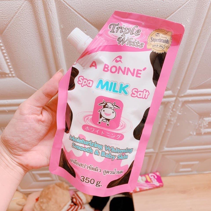 Muối Tắm Sữa Bò Tẩy Tế Bào Chết A Bonne Spa Milk Salt Thái Lan 350g