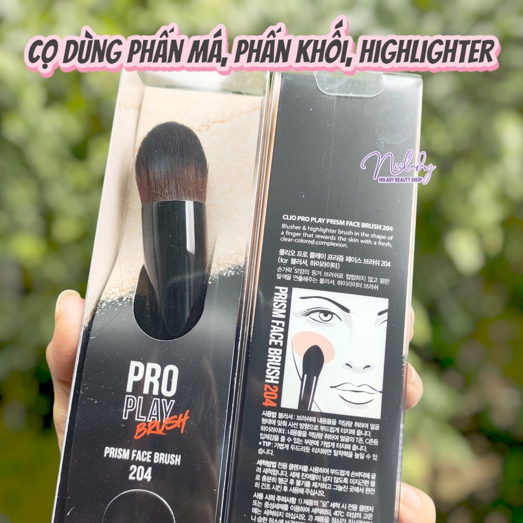 Cọ Clio Pro Play Brush 204 Prism Face Brush