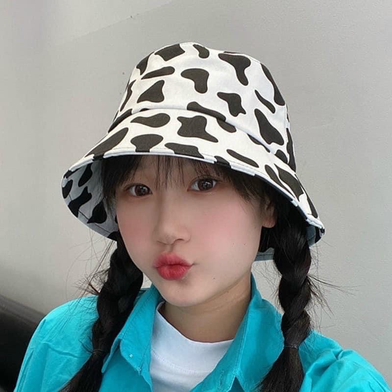 Rẻ giật mình xả mũ loang bò sữa và mũ vằn giá 9k