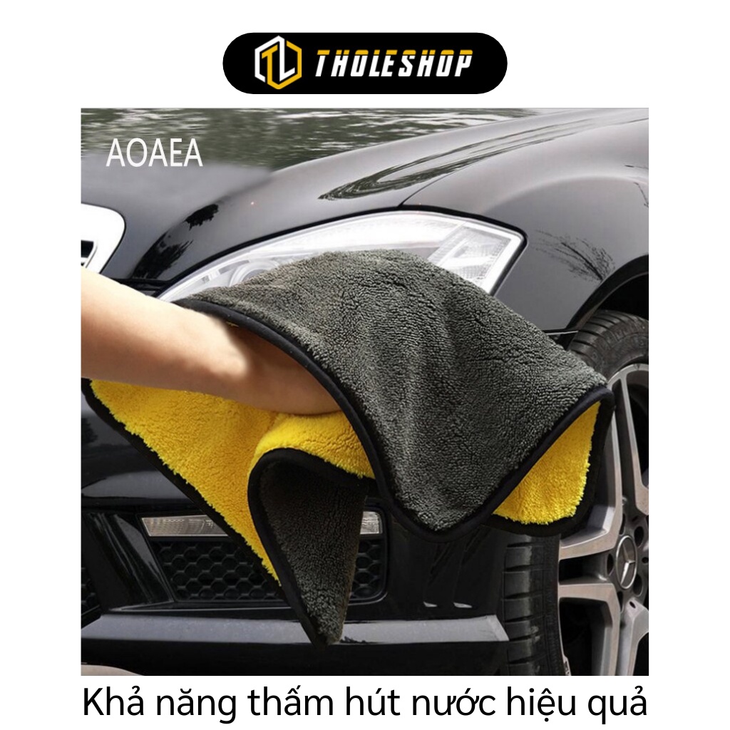 Khăn Lau Ô Tô Chuyên Dụng - Khăn Đa Năng Lau Bếp, Chùi Kính 2 Mặt Thấm Hút Nước Tốt 7686