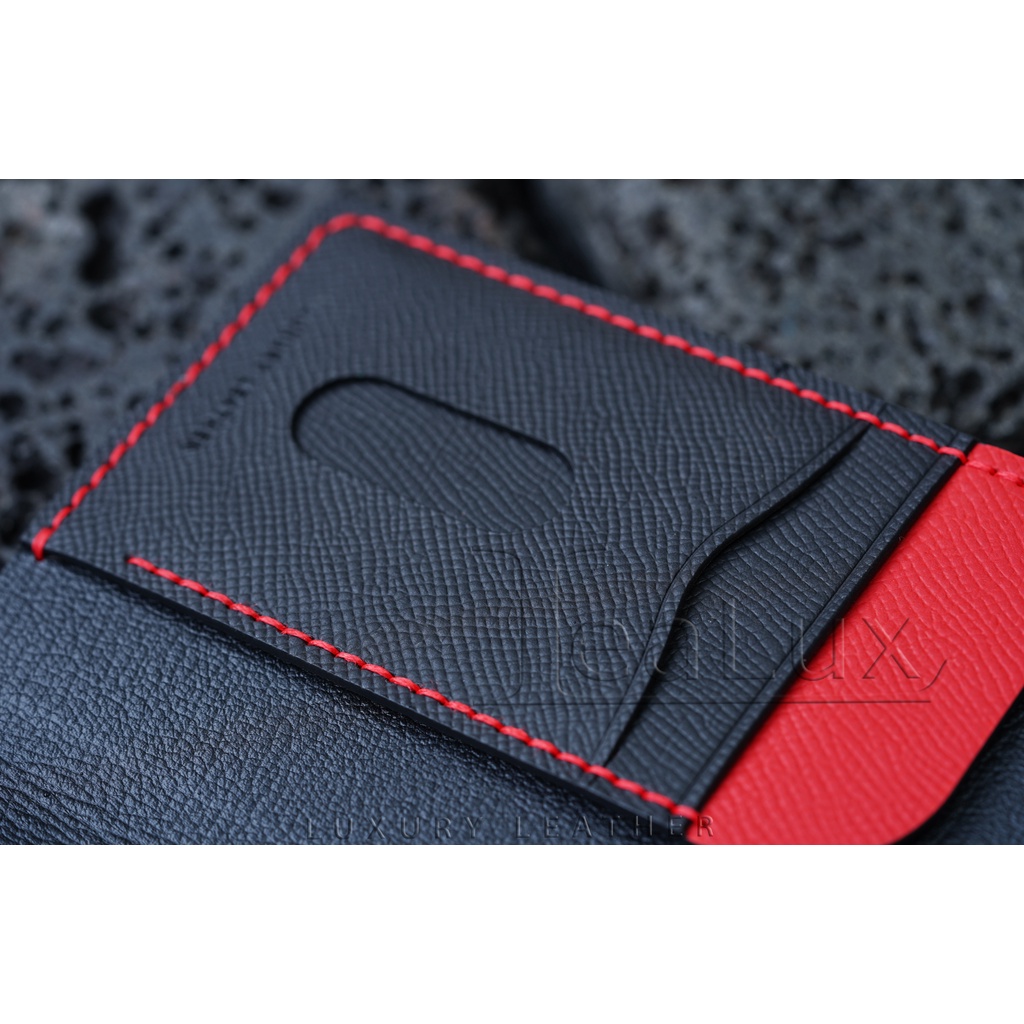 Ví DA Đựng Hộ Chiếu Da Epsom Handmade LEALUX Passport Wallet